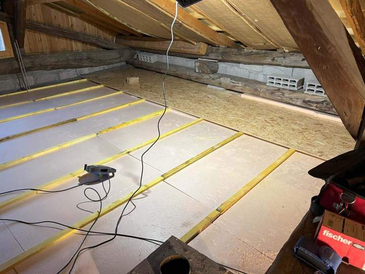 Isolation des combles La Plagne Tarentaise