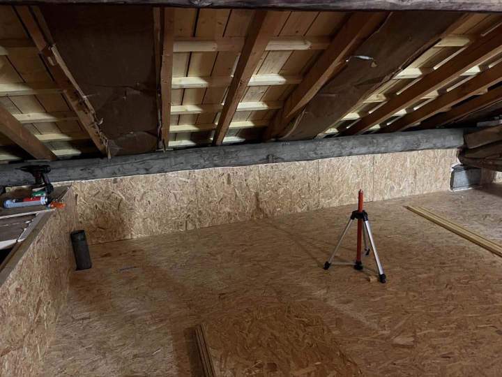 Travaux d'isolation des combles La Plagne Tarentaise